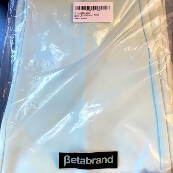 NWT Betabrand Large Petite Journey Skinny-Leg Journey Pants, Color Mojito - Picture 13 of 13